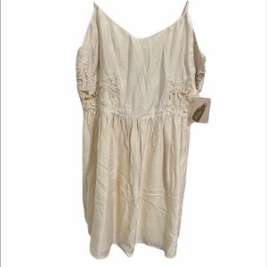 BRAND NEW❗️ Cream beige adjustable strap dress